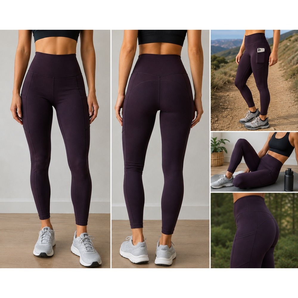 Patagonia Maipo 7/8 Tights Dark Currant Purple Leggings STY24885 Medium
